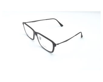 Ray-Ban RB 7038 2077 Light Ray Eyeglasses Matte Black Frame 55 mm