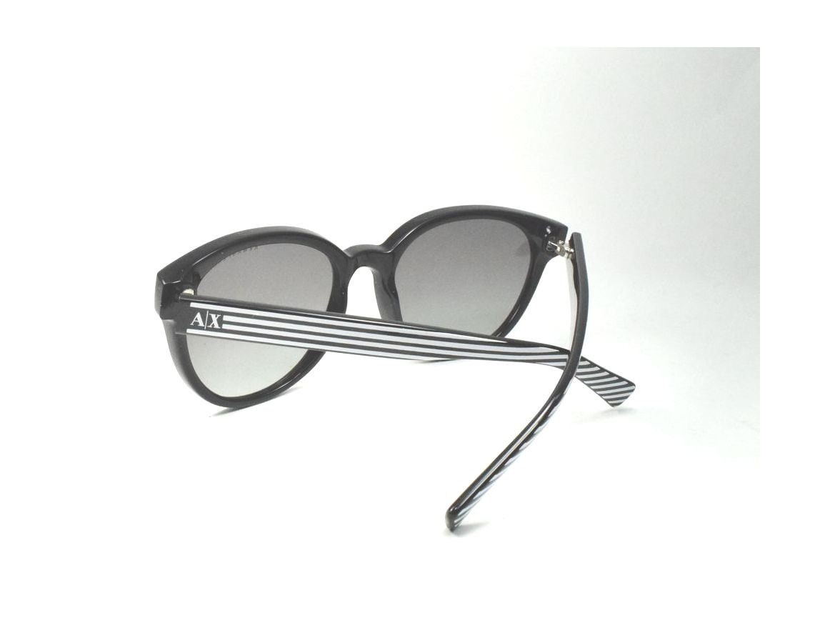 Armani Exchange AX 4034 815311 Black White Striped Grey  display picture 1