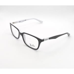 Ray-Ban Kids&#39; Eyeglasses RB 1532 3579 Black White Frame 45 mm + RB Case