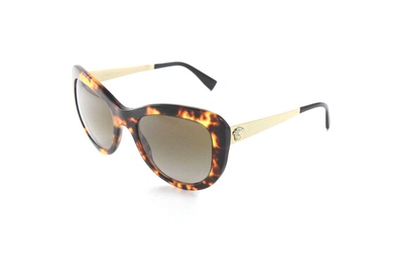 Versace Havana Brown Gradient Cat Eye Sunglasses Versace Sunglasses Women main image 3