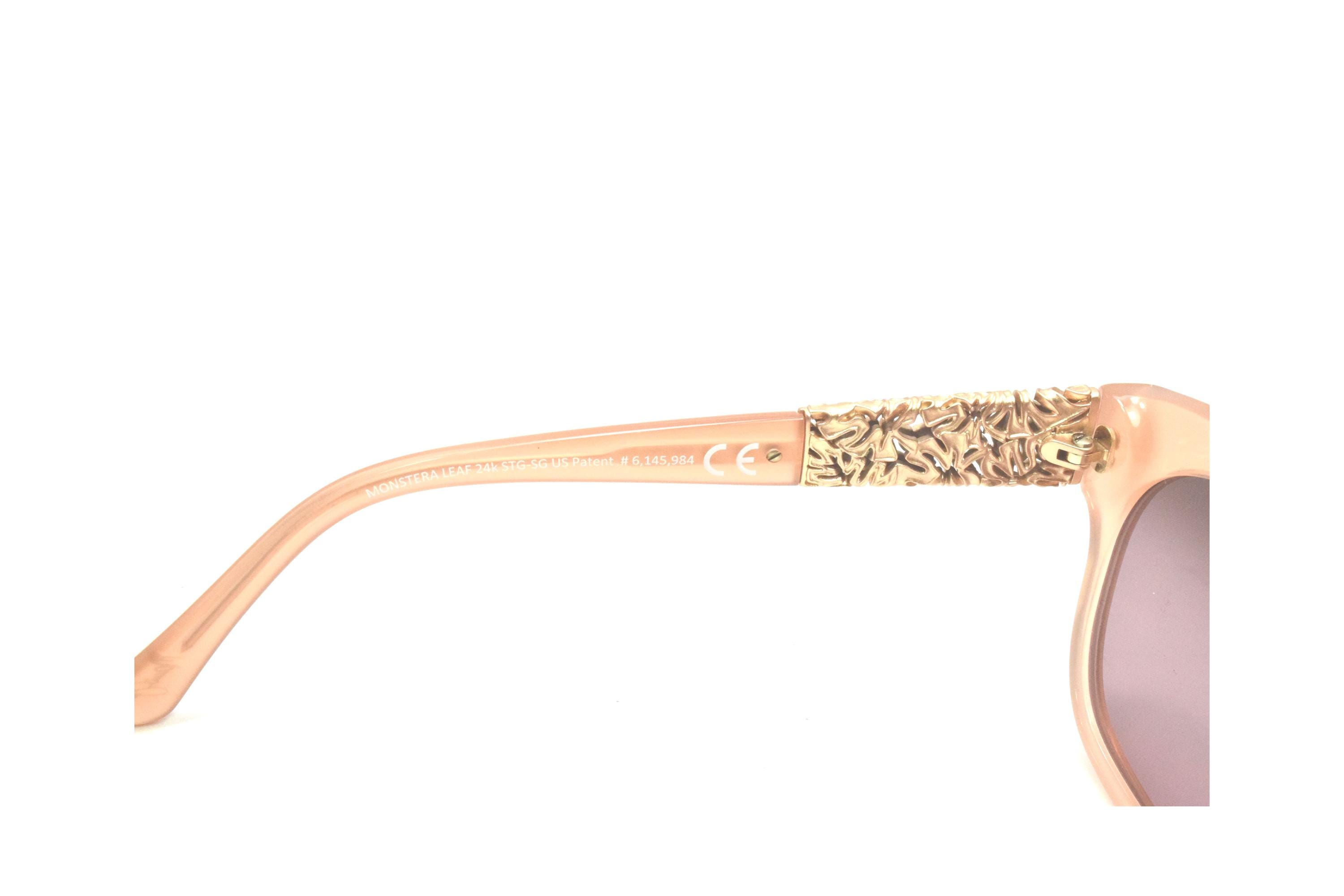 Maui Jim Monstera Mj 747-09A Guava with 24K Gold FRAME MAUI JIM MONSTERA LEAF MJ 747-09A GUAVA 24K | Mercari main image 2