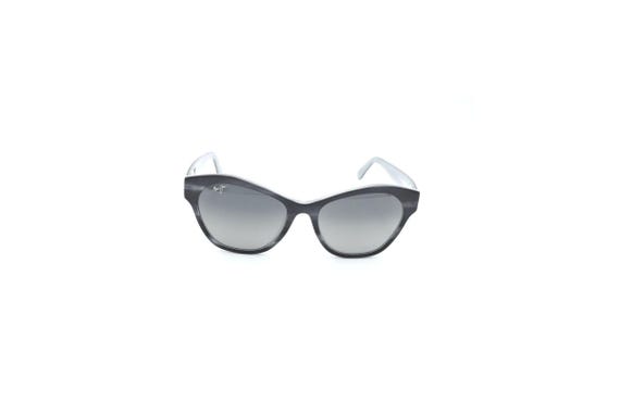 Maui Jim Kila Polarized Cat Eye Sunglasses, Black w/ Pearl interior Maui Jim Kila MJ 819 02A Black & Pearl Interior Frame +  main image 4