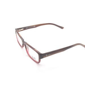 Ray-Ban Eyeglasses RB 5169 5541 Brown/Purple Horn Rectangular Frame 52 mm + RB Case