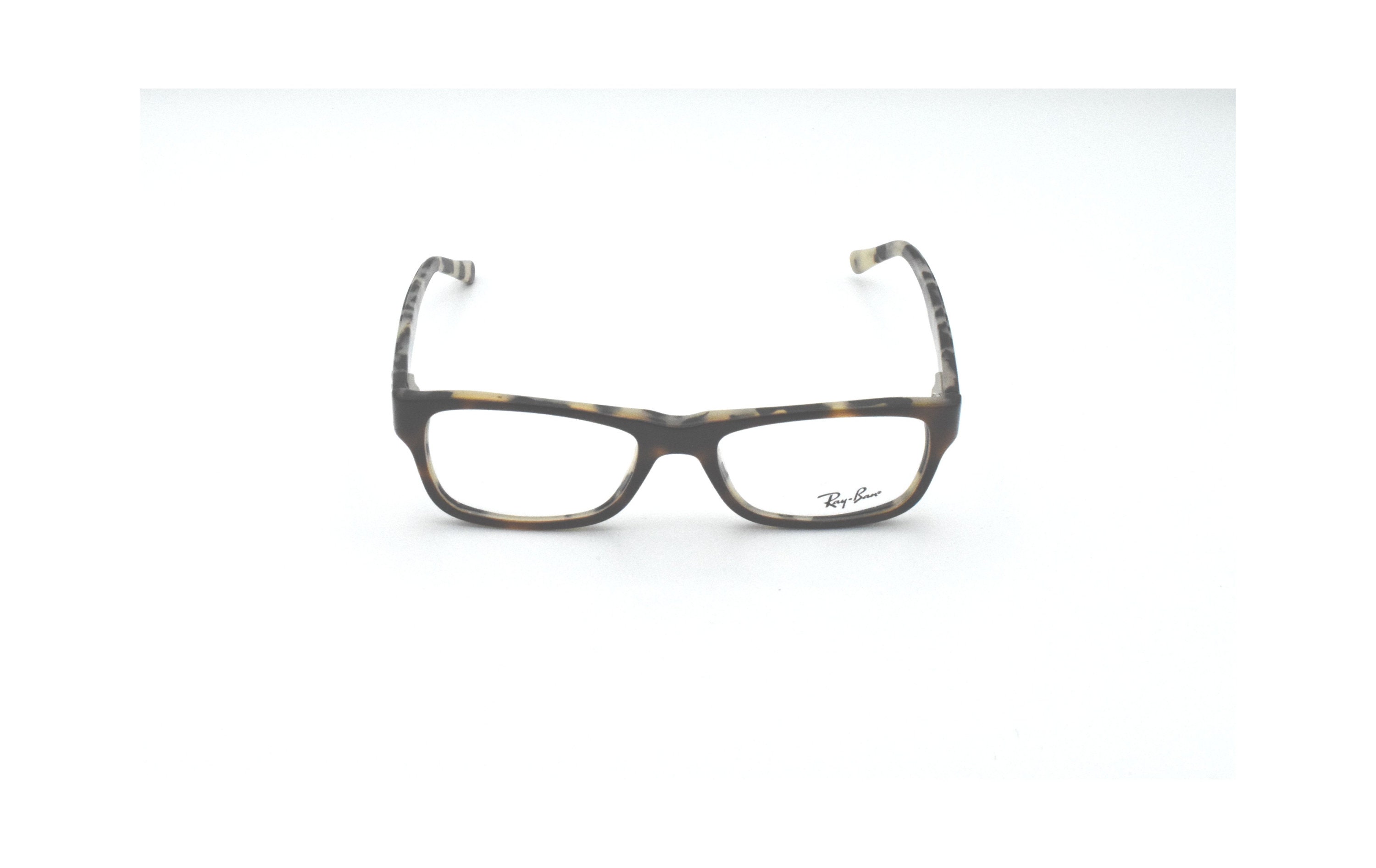 Ray-Ban RB5268 5676 Brown tortoise Patterned square Unisex Glasses Frames Ray Ban RB5268 5676 Tortoise/Brown Eyeglasses New Authentic  main image 4