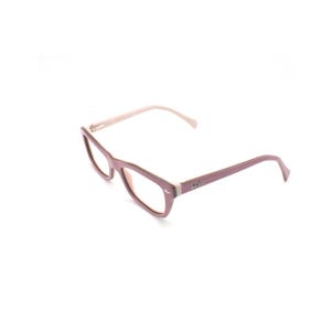 Ray-Ban Kids&#39; Eyeglasses 1550 3656 Polished Pink on Brown Frame 48 mm + RB Case