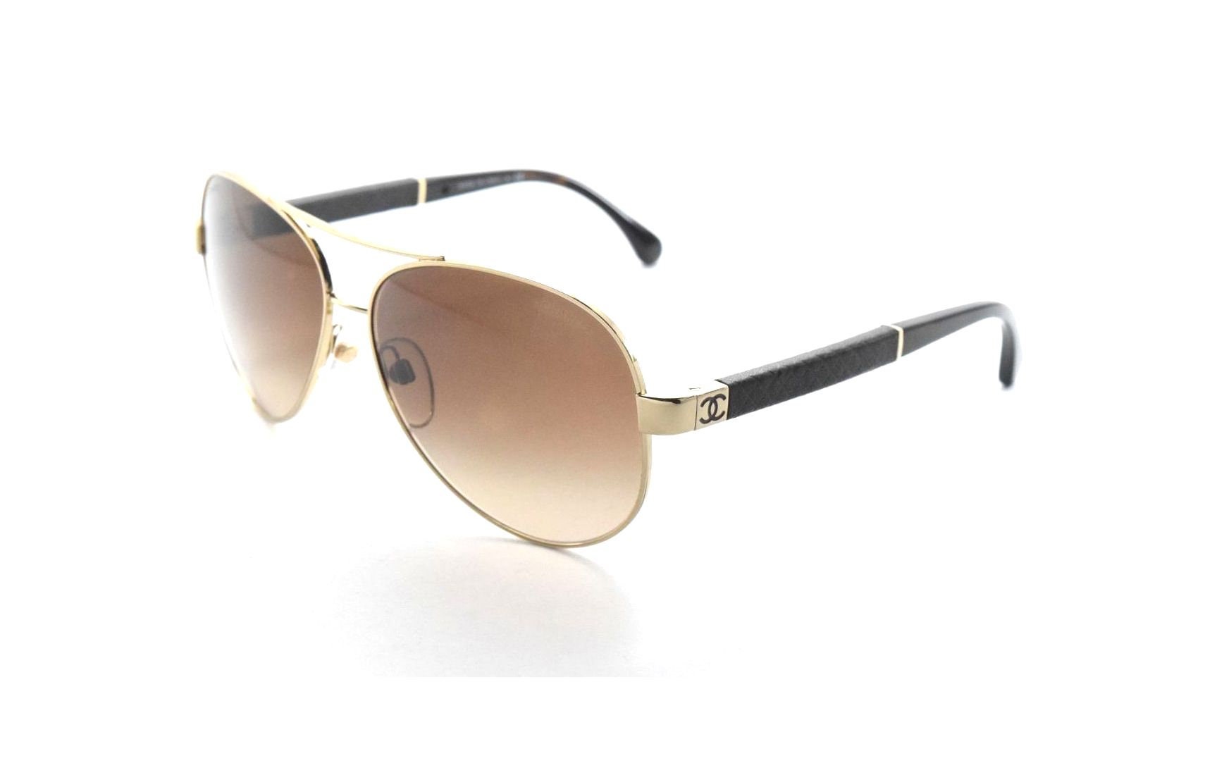 CHANEL Sunglasses- 4195-Q C.395/3B Chanel Teardrop Matelasse Coco Mark Sunglasses 4195-Q-A ref  main image 3