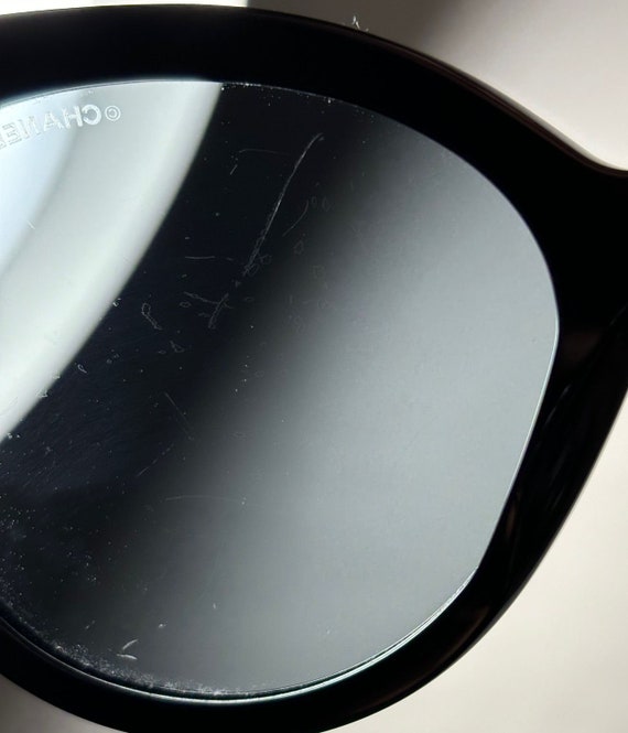 CHANEL Black Round Cat Eye Sunglasses 5315 Chanel CC Lego Boy Logo Black Frame Lenses Fashion Cat Eye  main image 3