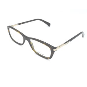 PRADA VPR 04P 2AU-1O1 Eyeglasses Tortoise Brown Gold Frame 54 mm