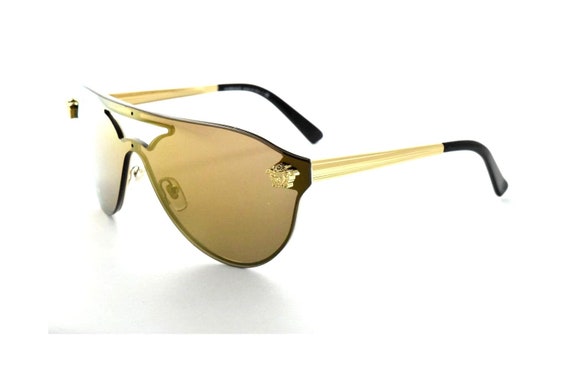 Versace 2161 1002/F9 Gold W/ Brown Lenses - image 2
