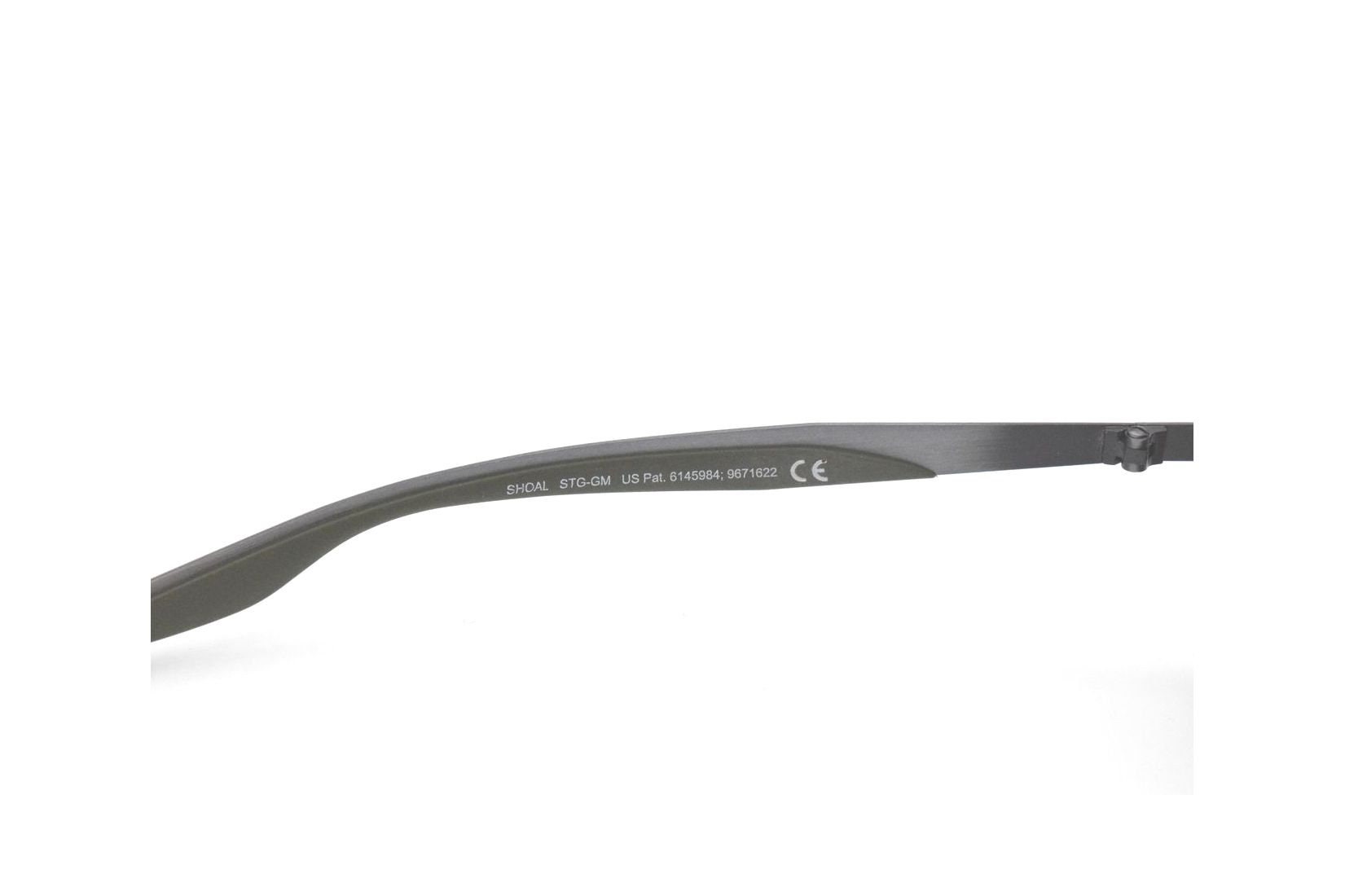 Maui Jim Shoal MJ 797-02F Rectangle Gunmetal Sunglasses Polarized Green Lens (B) Maui Jim Shoal Sunglasses | Free Shipping over $49! main image 2