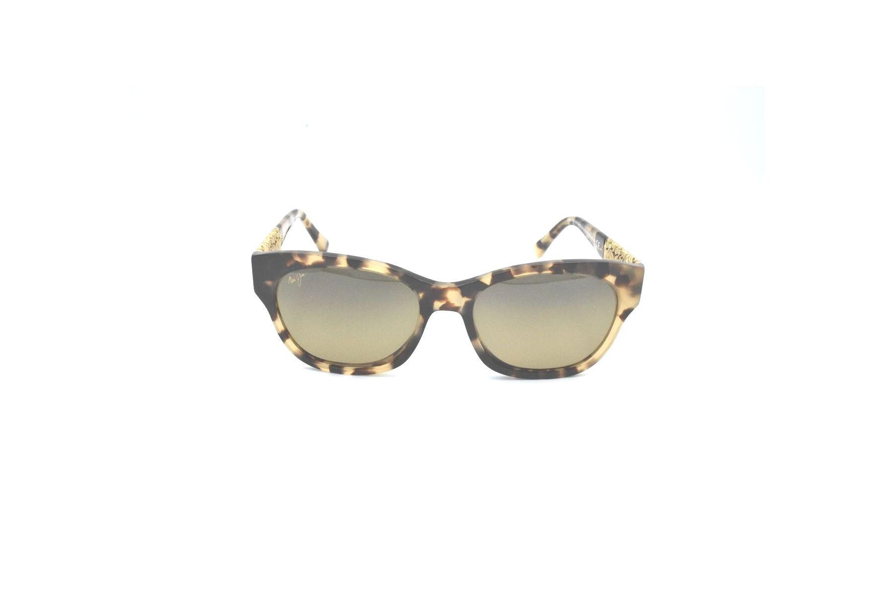 Maui Jim Monstera Mj 747-21B Honey Havana W With 24K Gold  display picture 2