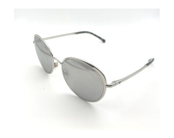 Chanel 4206 C.124/6g Round Silver / Light Grey With Silver