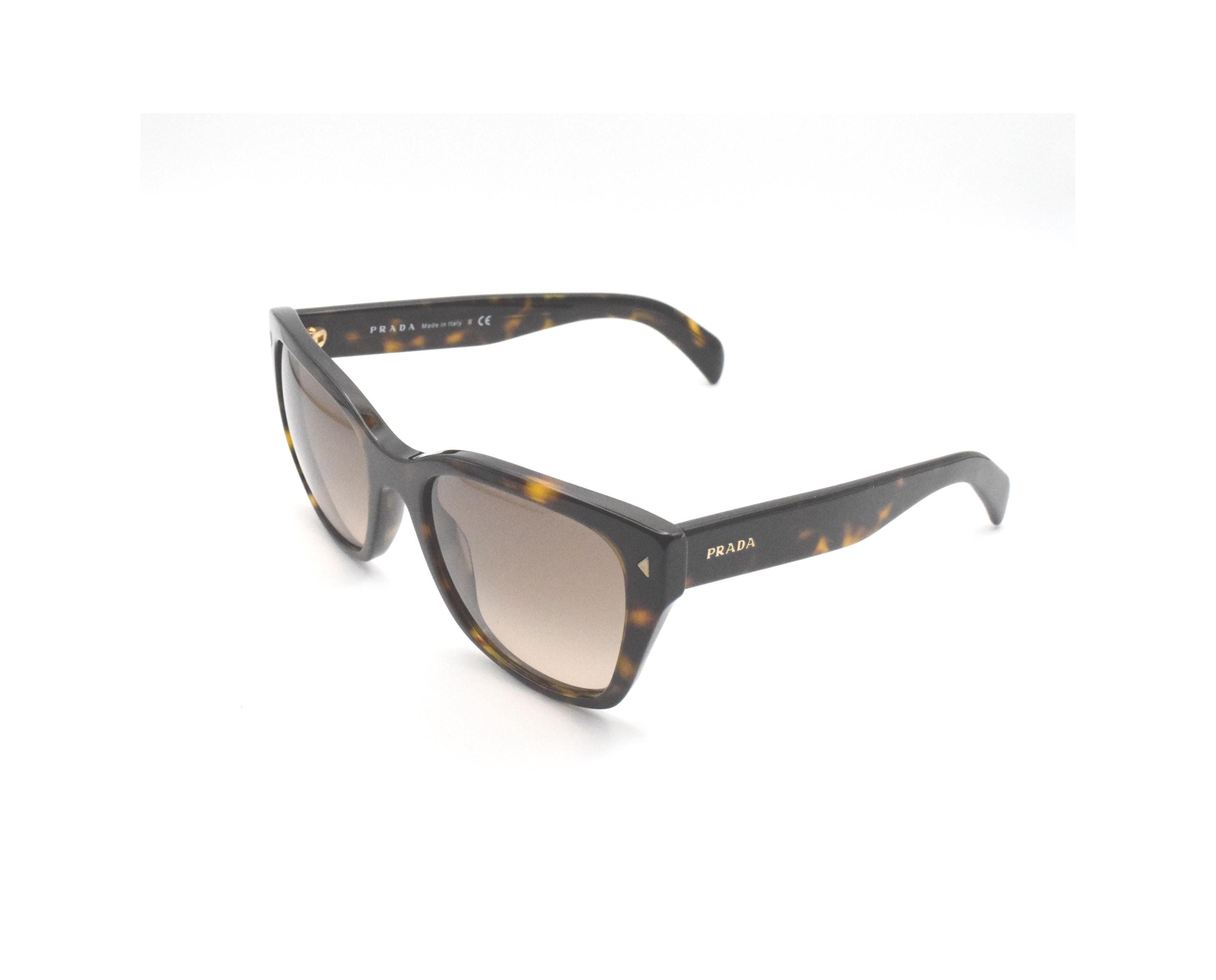 Prada SPR 09s 2AU-3D0 Tortoise Brown Brown Gradient Lens