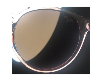 Maui Jim Ah Dang MJ 781-12C Round Pink Frame MAUI Sunrise  display picture 1