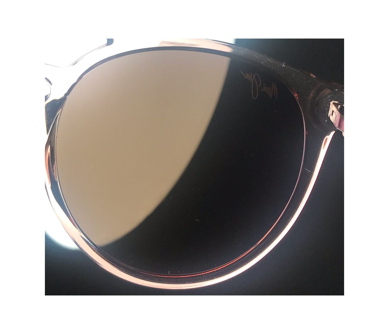 Maui Jim Ah Dang MJ 781-12C Round Pink Frame MAUI Sunrise  display picture 3