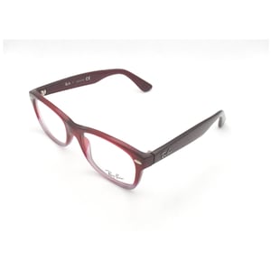 Ray-Ban Kids&#39; Eyeglasses RB 1528 3583 Red/Purple Clear Split Frame 48 mm + RB Case