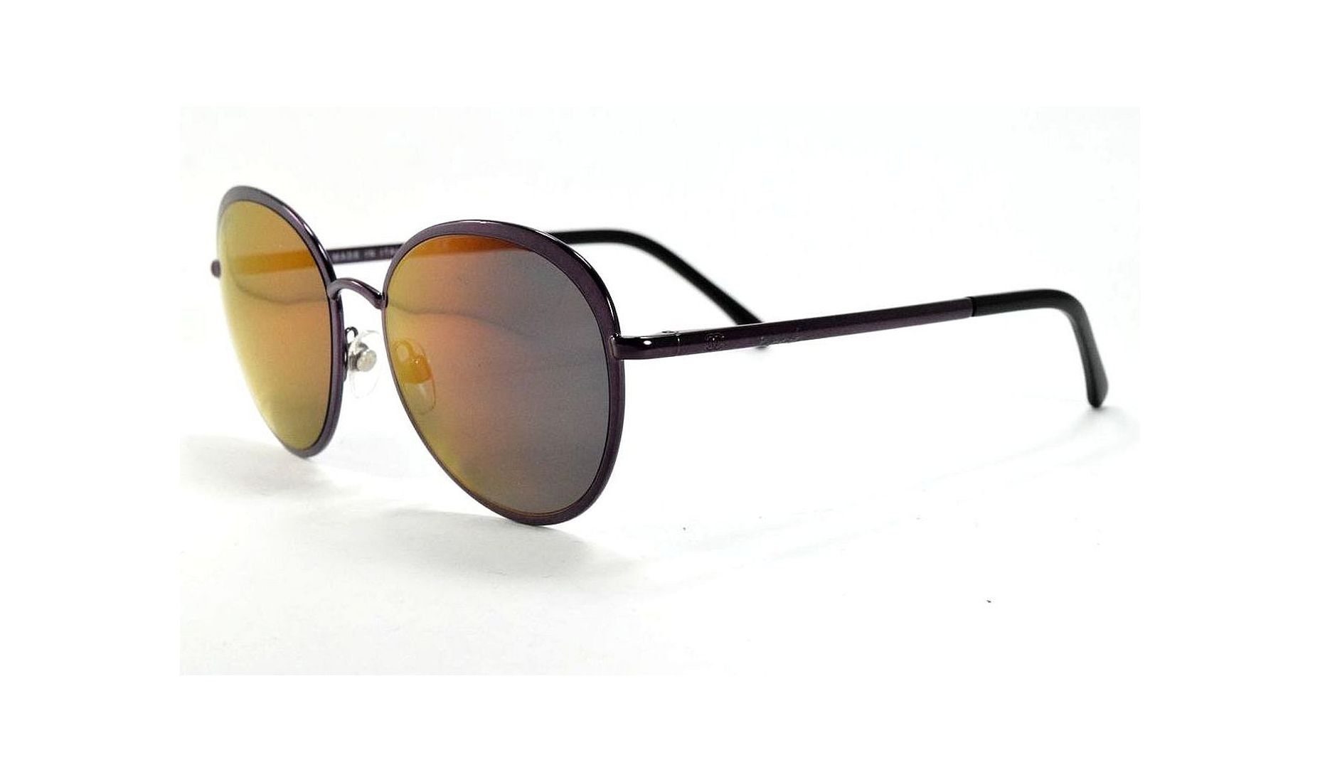 Chanel 4206 C.467/c1 Round Purple / Purple Mirror Lenses - Etsy