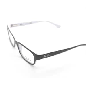 Ray-Ban Kids&#39; Eyeglasses RB 1527 3579 Black/White Rectangular Frame 47 mm +RB Case