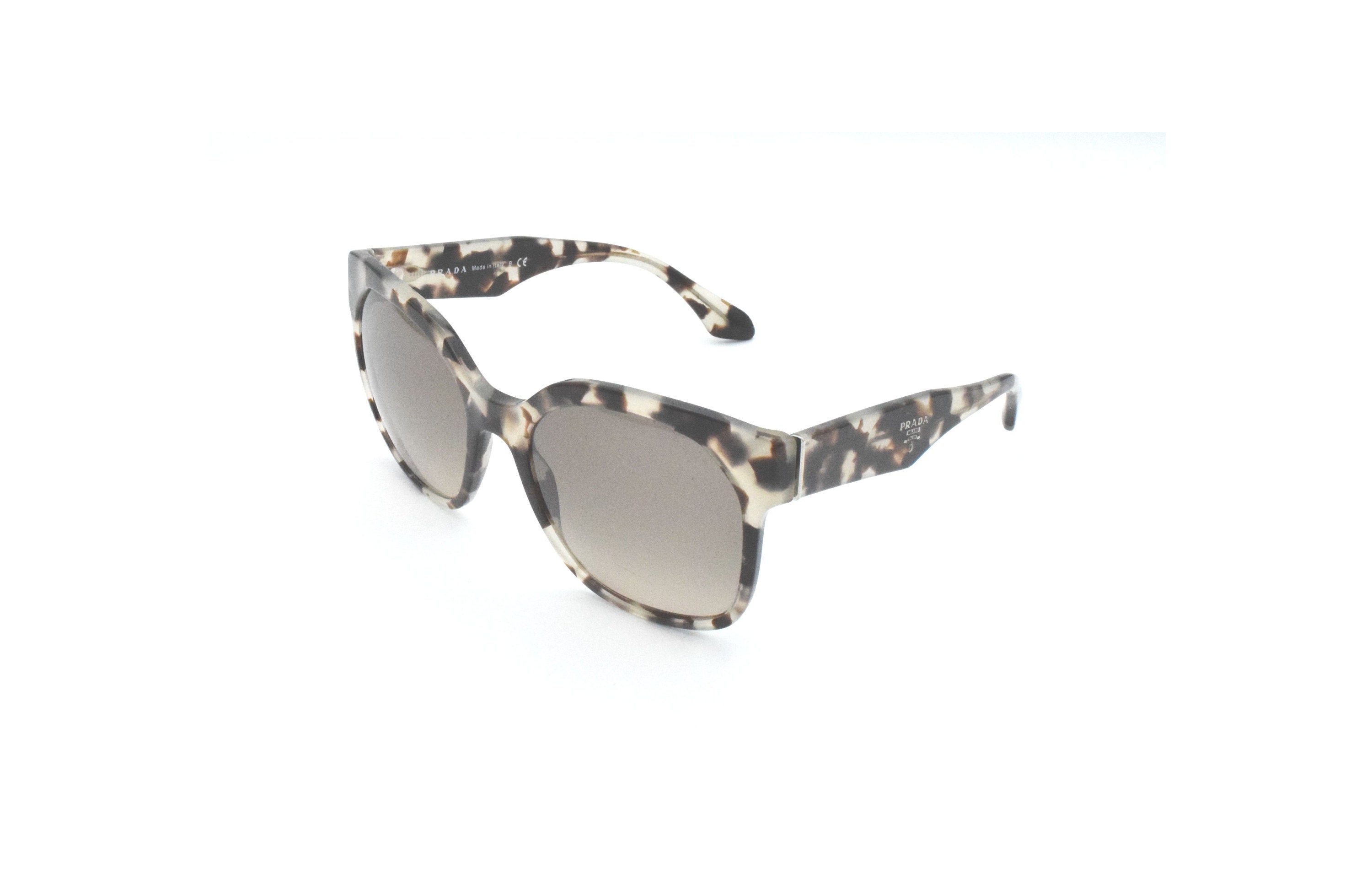 Prada Womens Sunglasses Leopard Print Frame Havana Gray Gradient Lens With Case Prada - PR 14WS Sunglasses | Specs Collective main image 4