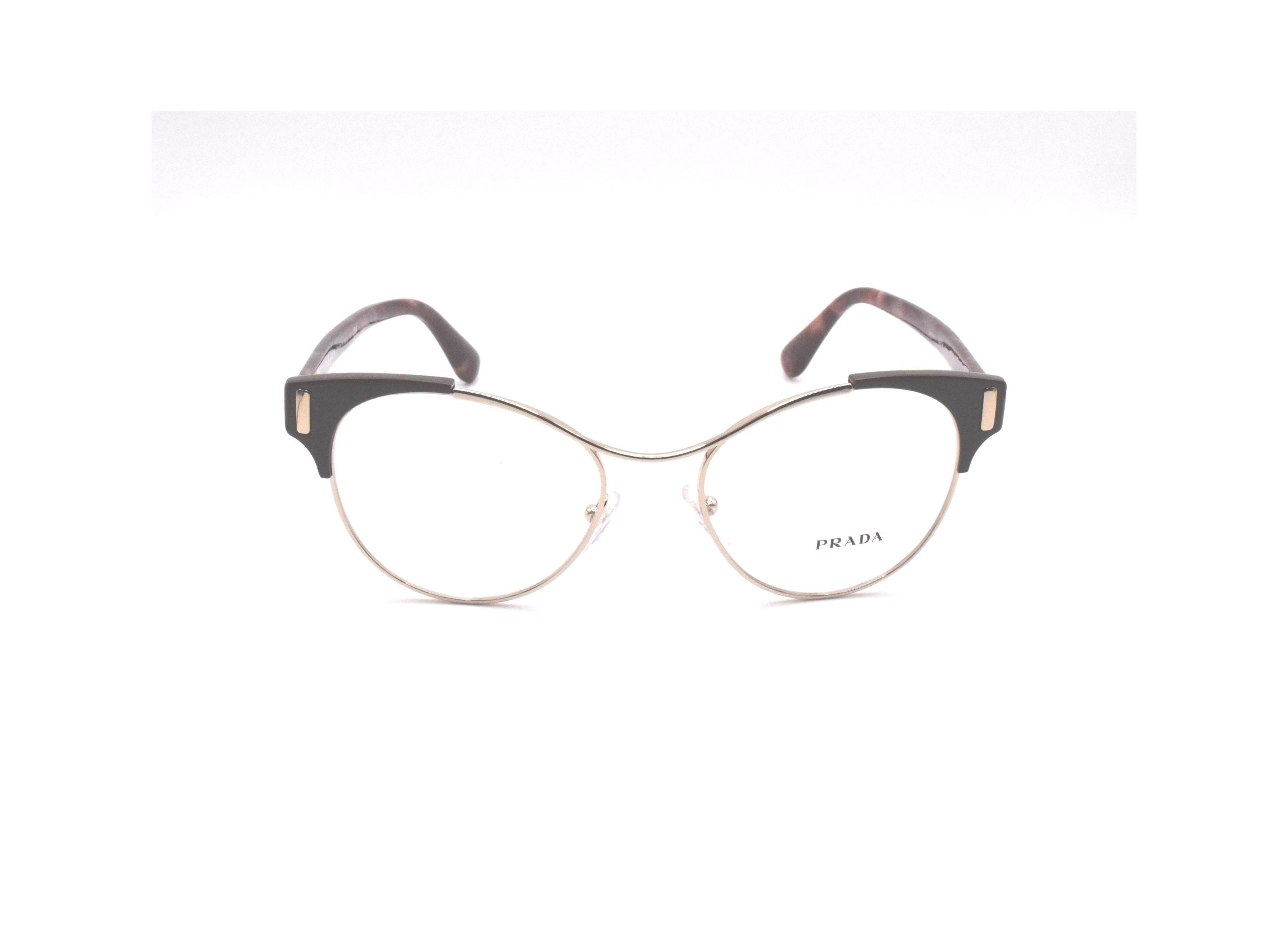 Prada eyeglasses VPR61T Prada VPR61T Eyeglasses In Titanium Metal Frame With Demo  main image 2
