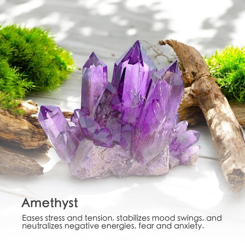 Third-Eye Chakra Crystal-Enhanced Candle - Thumbnail 5