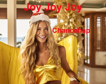 Feel The Christmas Joy Joy Joy - Xmas - Digital Music Package with Image + Album Cover + Song + Lyrics - AI generated Art - Chancehap