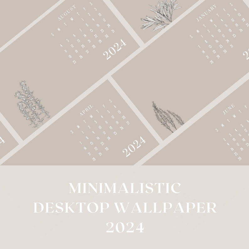 2024 Desktop Organizer Wallpaper January 2024december 2024 Desktop