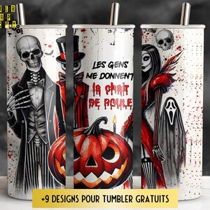 People Give Me the Creeps Funny Halloween Tumbler Wrap 20 oz Skinny Tumbler Sublimation Design Digital Download PNG Instant DIGITAL File