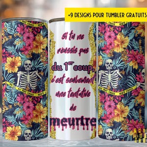 True Crime Murder Mystery 20 oz Skinny Tumbler Wrap Sublimation Design, Reading Tumbler, Book Lovers Tumbler, Digital Download PNG