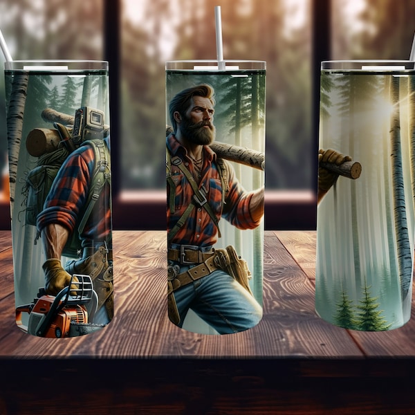 Lumberjack axe nature lover gift Sublimation Designs for tumblers PNG File Instant Download