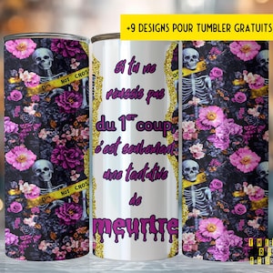 True Crime Murder Mystery 20 oz Skinny Tumbler Wrap Sublimation Design, Reading Tumbler, Book Lovers Tumbler, Digital Download PNG