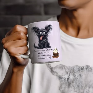 Cadeau pour amoureux des chiens, illustrazione PNG, francese Sublimation dessins et modèles en téléchargement numérique