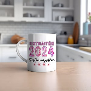 À la retraite |昇華プロジェクトを注ぐイラスト | Tシャツ |タッセ |タンブラー | Cadeau pour retraitée