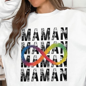Infinity loop Autism Bow Mama Png, Autism Mom Png, Autism Awareness Png, Autism Ribbon Png, Sublimation Design, Autism Shirt Digital Design