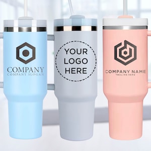 Custom Logo Tumbler, Corporate Gift, Insulated Tumblers, Closing Gift, Promotional Items, 40 Oz Tumbler, Laser Engraved, Travel Mug, Cup