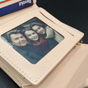 Personalisierte Foto-Karte für Portemonnaie - Familiengeschenk mit Spruch auf Englisch - Portemonnaie Bilder - Geschenk für Familie