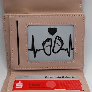 BabyGlück - Foto-Karten aus Aluminium: Erinnerungen festhalten, Freude schenken - Geschenk für Partner- Portemonnaie Bilder