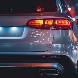 Stickerauto, kinderen aan boord, kinderauto, stickerauto