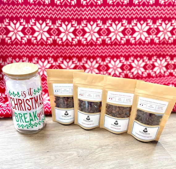 Christmas Coffee Gift Box, Coffee Sampler Box, Fresh Roasted Coffee, Whole Bean Coffee, Teacher Appreciation Gift, Christmas Gift