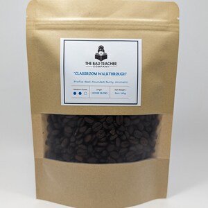 Classroom Walkthrough Breakfast Blend Coffee Medium Roast, Fresh Roasted Coffee, Whole Bean Coffee, Teacher Appreciation Gift Christmas Gift