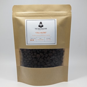 Fall Blend-House Blend, Cinnamon Vanilla Flavored Coffee,Fresh Roasted Coffee, Whole Bean Coffee, Teacher Appreciation Gift, Christmas Gift