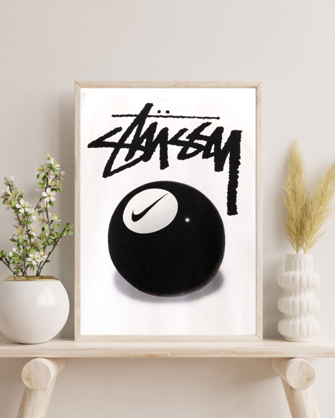 Retroflex - Stay afloat the reality boat. 1990s Stussy ad poster