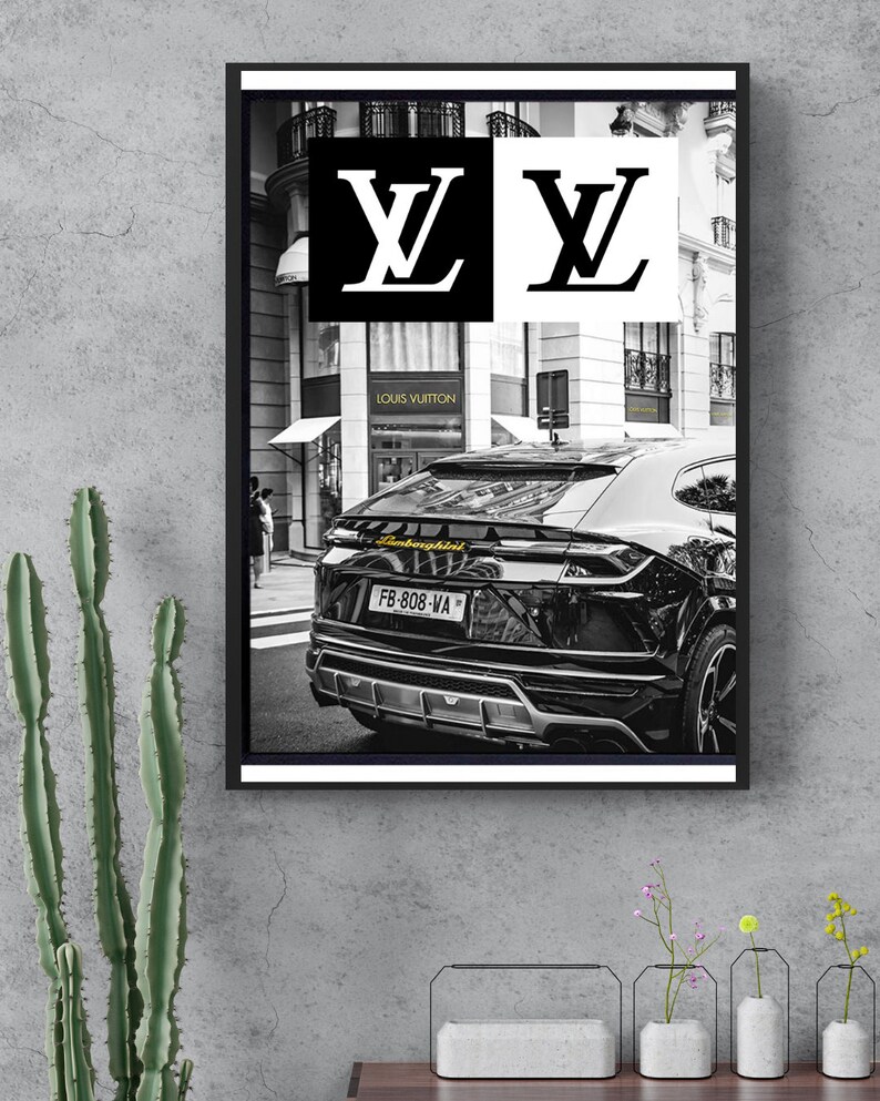Fashion Printable Wall Art Downloadable Printable Louis Vuitton Digital ...
