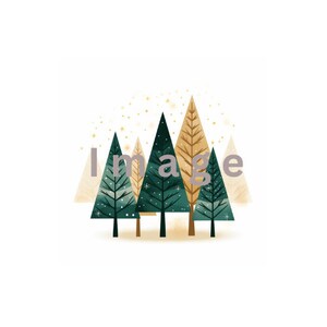 Simple Modern Aesthetic Christmas Tree Design
