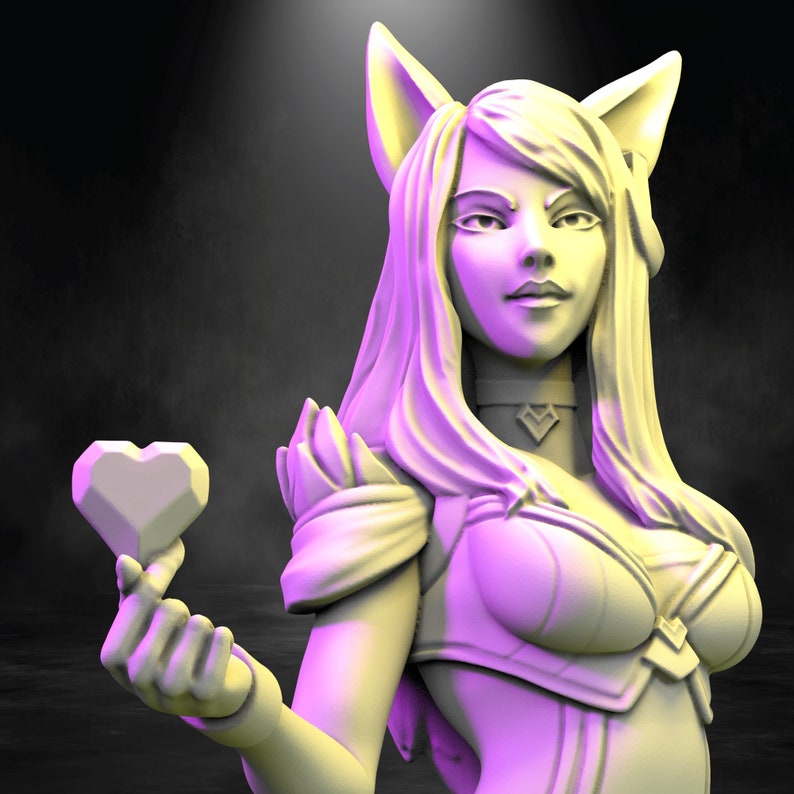k-da-ahri-figure-league-of-legends-character-fanart-model-etsy