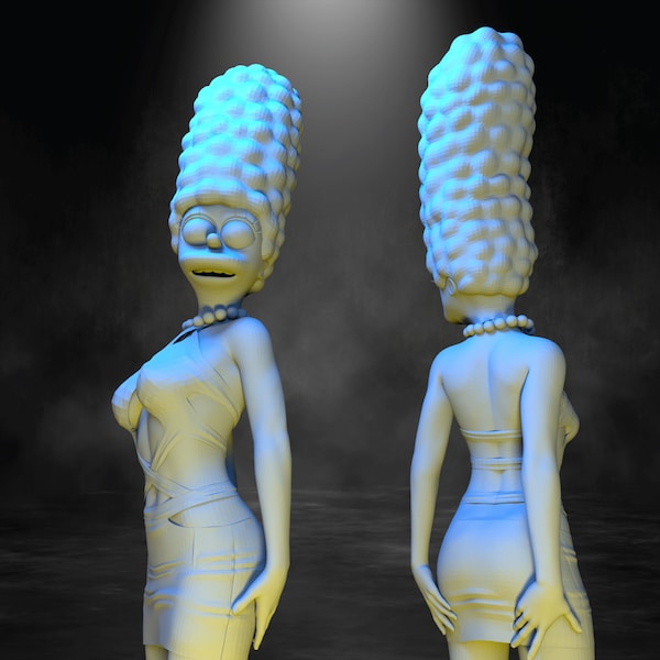 Marge Simpsons Nude Etsy