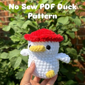 No Sew Crochet Duck Pattern