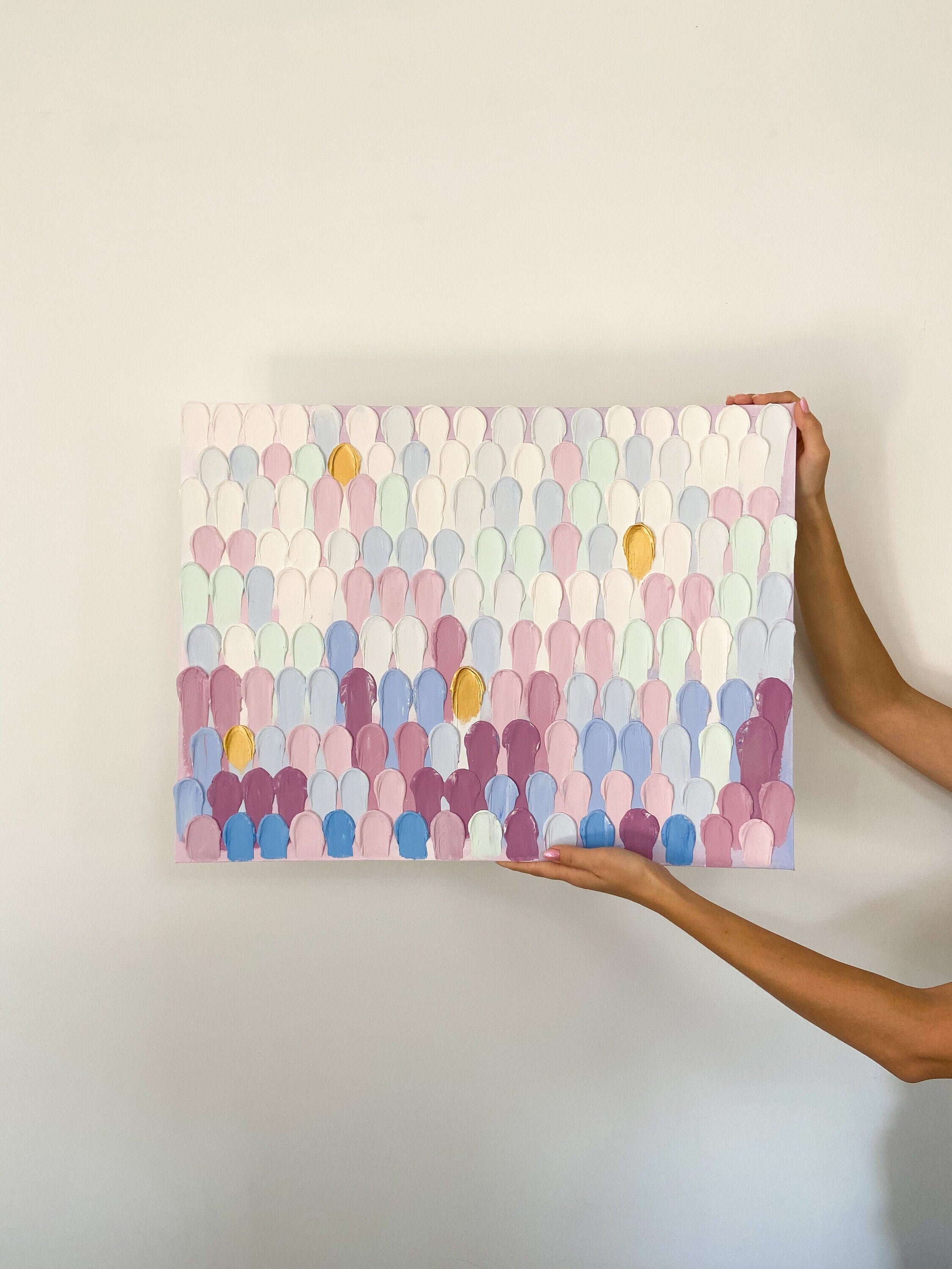 Joint Compound Wall Art Decor Plaster Texture Artwork Painting Relief