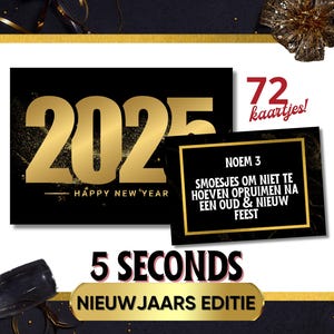 Gioco di Capodanno || Gioco per Capodanno || Gioco di gruppo per Capodanno 2025 || 5 Secondi Capodanno || Gioco di carte "Nome 3" Capodanno || Olandese