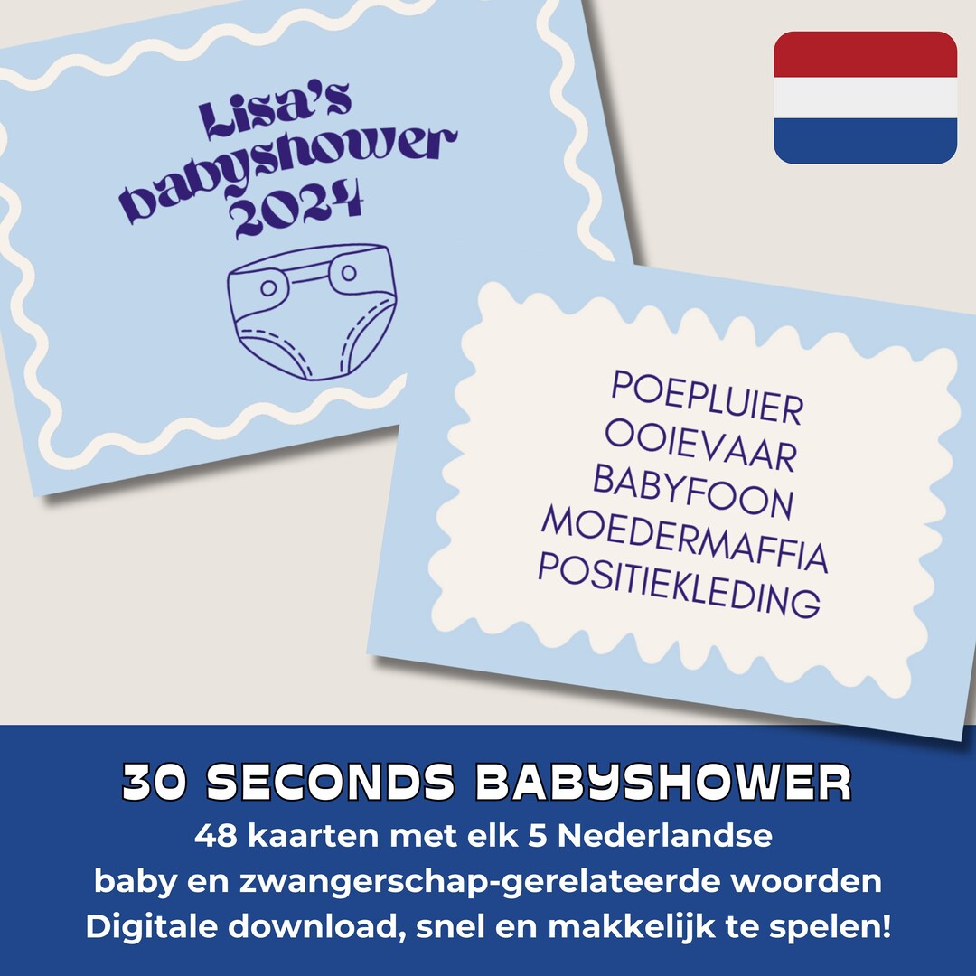 Baby Shower Game || Printable and Customizable Baby Shower Card Game ...